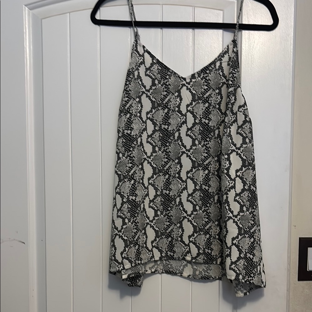 Elegant Snake Print Camisole